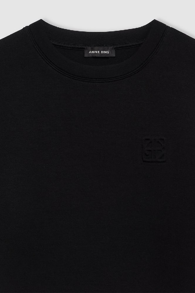 Image of ANINE BING Jadon Sweatshirt Framed Monogram