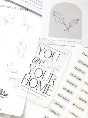 Image of Transparent Home Journal Card
