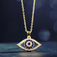 Vintage Evil Eye Necklace 