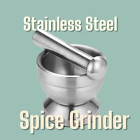 Image 1 of Stainless Steel Spice Grinder