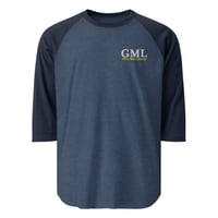 Image 2 of 3/4 sleeve raglan Unisex GML shirt