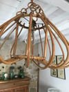 Lustre en rotin 