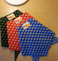 Image 2 of THE AUDREY POLKA DOT TRIANGLE SCARVES