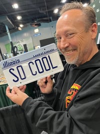 Image 1 of So Cool autographed license plate