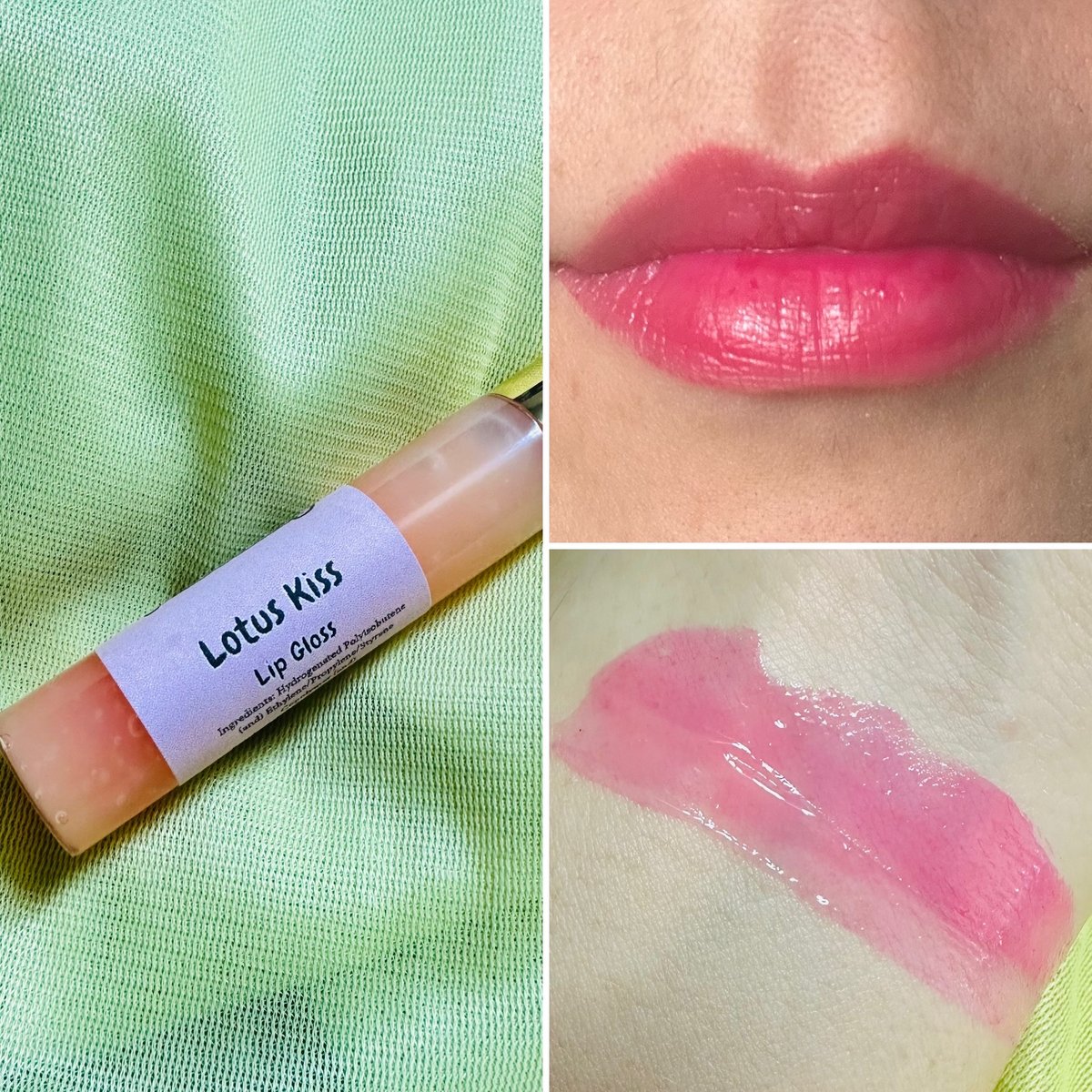Image of Lotus Kiss - Mood Changing Lip Gloss - Oil Slick Lip Topper - Vegan Cruelty Free
