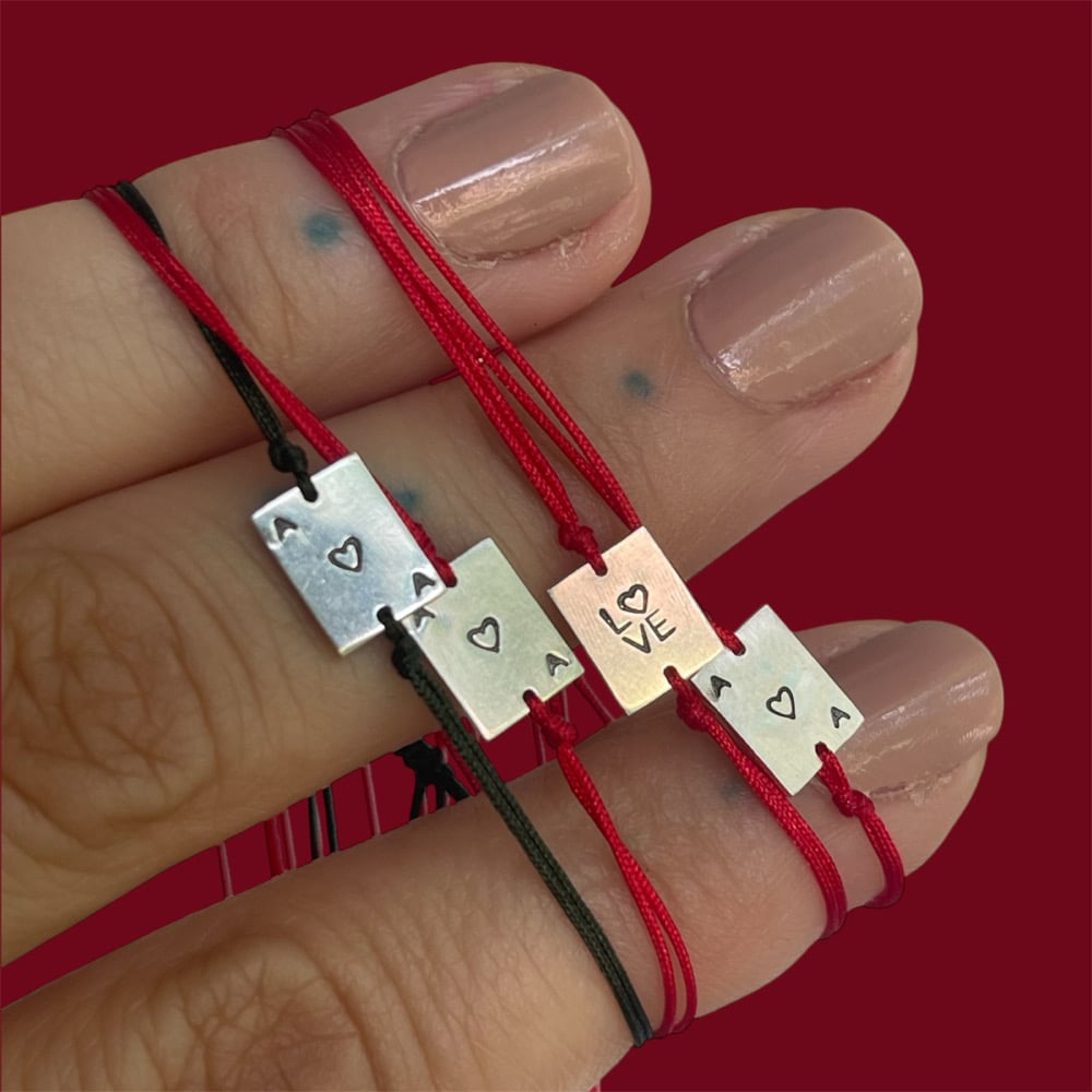 Image of ace of hearts bracelet