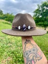 Amethyst and Moonstone Hat Band