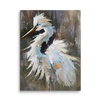 Image 1 of Egret Canvas