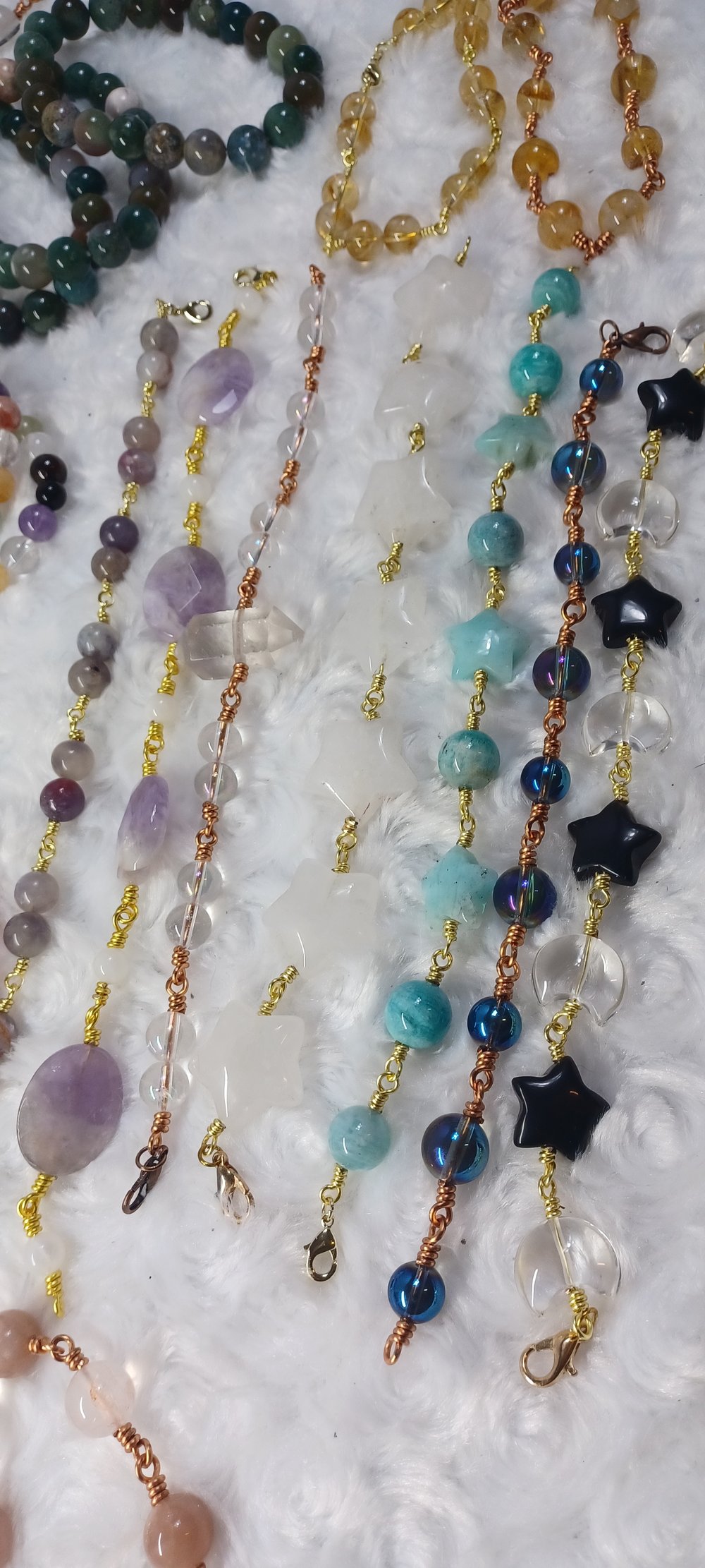 Image of Crystal gemstone bracelets 