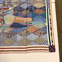 Image 17 of Hermès Cashmere Shawl  "Patchwork Horse" by Nigel Peake 140cm