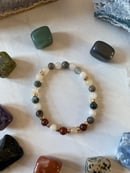 Image 2 of 6mm Bloodstone & Sunstone “Fully Healed” Bracelet