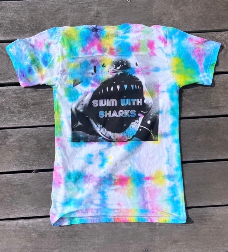 Tie Dye Shark Swim Club Small 2