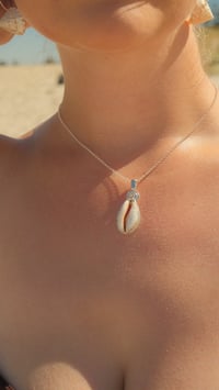 Image 2 of Cowrie Spiral Pendant 