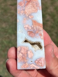 Image 3 of Pink Petal Agate Obelisk #2501