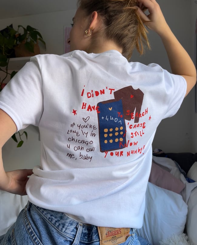 chicago- w/ back print - louis tomlinson shirt