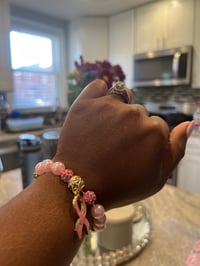 Image 1 of Pink Beaded Bracelets