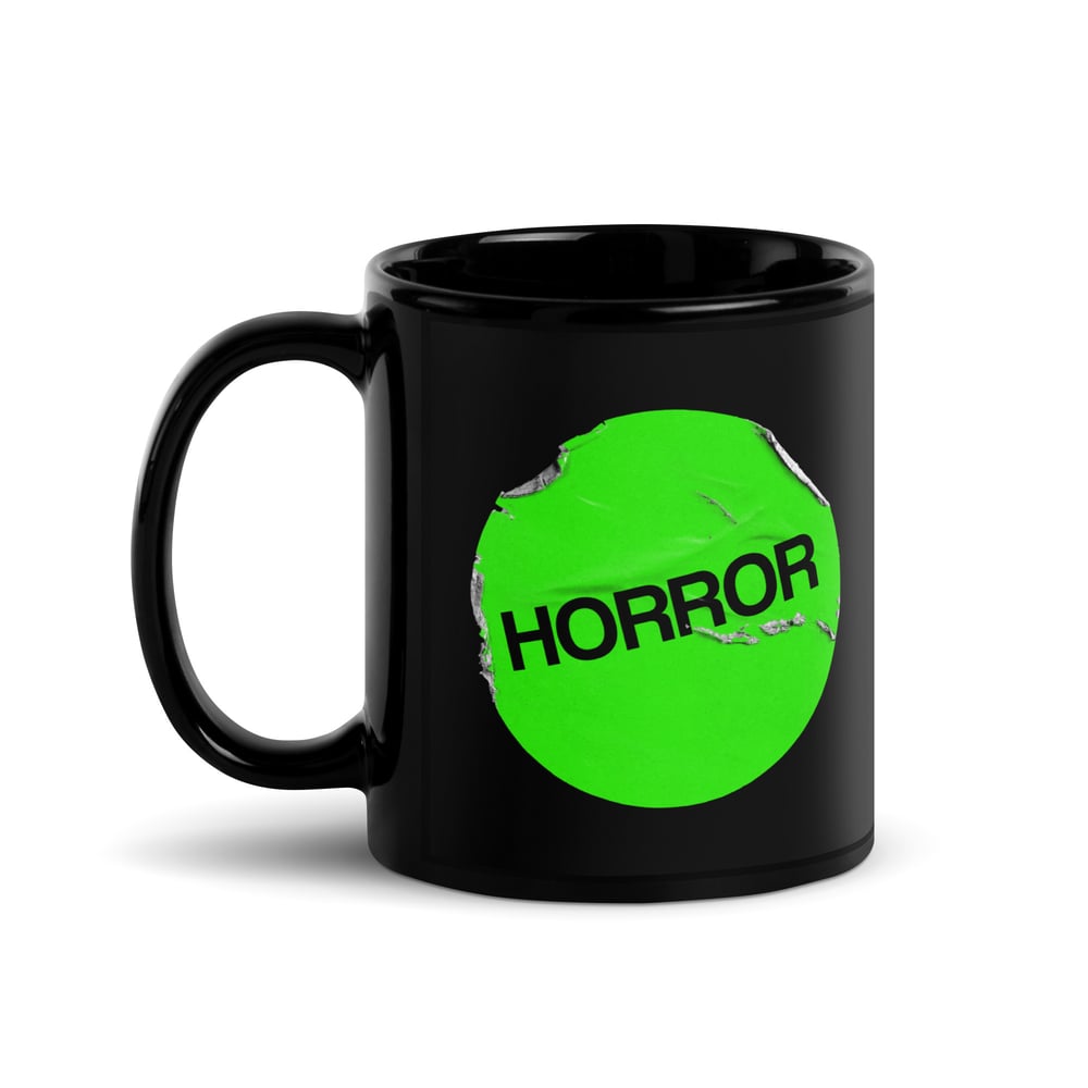 Image of Horror 11oz black glossy mug