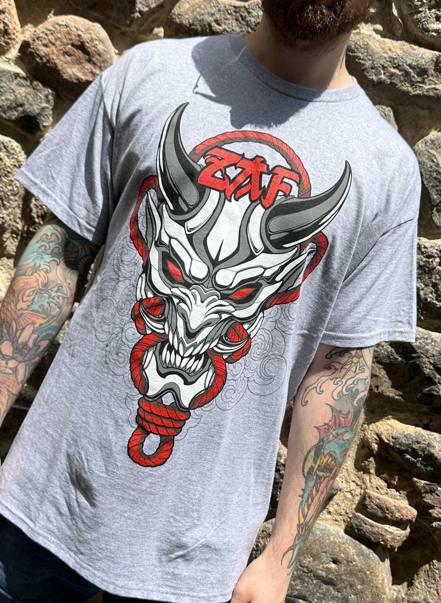 Image of Shirt hannya red or yellow 