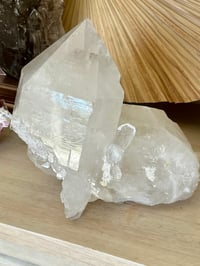 Image 16 of Large Clear Quartz Self Healed Points Cluster  Statement Piece #2063