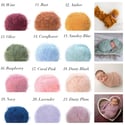 20+ Colors Bonnet, Sleepy Cap, Wrap Newborn Photography Prop Sets