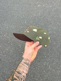 Image 3 of MULTI TONE FALL NEUTRALS ANAHEIM ANGELS CUSTOM FITTED CAP