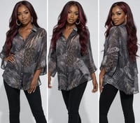 Image 1 of New Large Bonworth Sheer Top #838*8