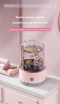 Image 9 of Mini Laundry Cup 1L Wireless Portable Underwear&Socks Automatic Washing Machine Rechargeable