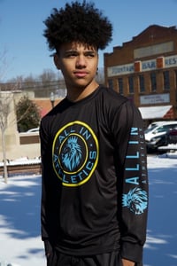 Image 3 of All In Blue Lion Long Sleeve