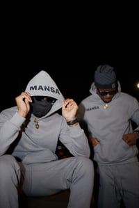 Image 1 of Smoke Gray Sweatsuit Set 