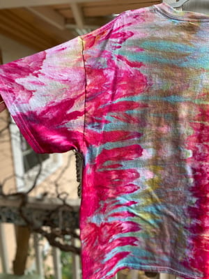 Image of XL Godzilla Be Gay Do Crime Tie Dye Shirt 11