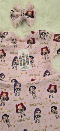 Image 2 of Kpop demon hunters dress and bow.