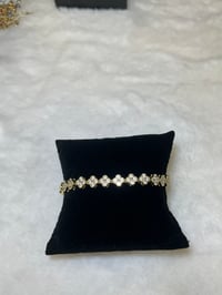 Iced Clover Bracelet 