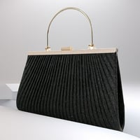Image 3 of Glam Shimmer Pleated Evening Bag
