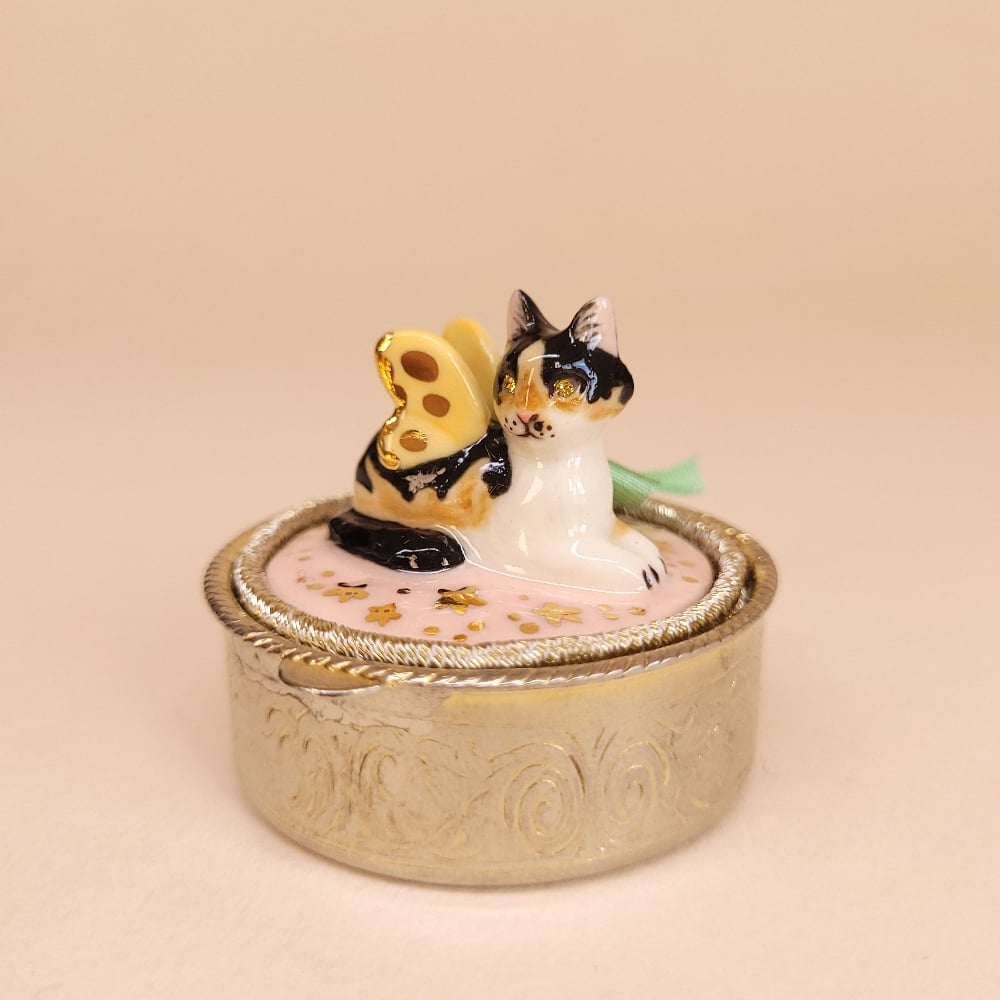 Image of Calico Fairy Miniature Trinket Box
