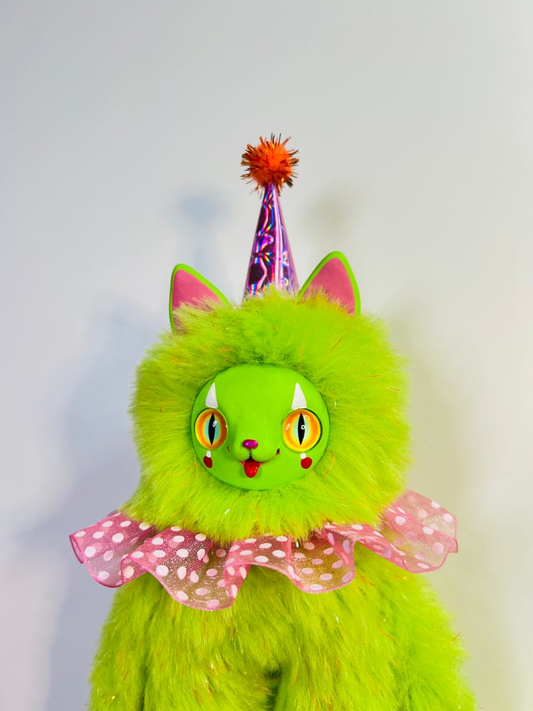 Clown Cat (neon green)