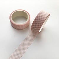Pink Grid Washi Tape