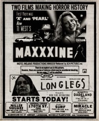 MAX-LEGS Drive-In Ad