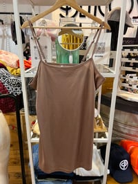 Image 1 of tan slip dress 