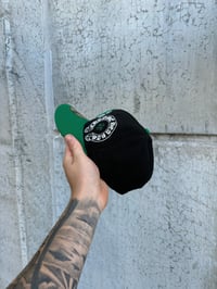 Image 2 of BLACK GREEN VISOR HOUSTON ASTROS CUSTOM FITTED CAP