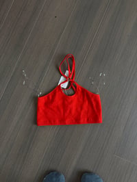 orange crop top (sz med)