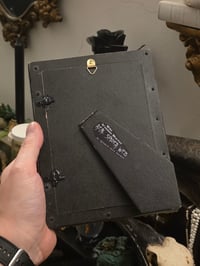 Image 3 of Cat Collection - Large Mourning Cat engravings with real preserved web-T