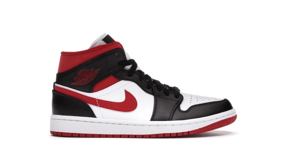 Image of Jordan 1 Mid "Gym Red/Black/White"