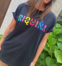 Image 3 of RIQUIÑA negra. Corte unisex. Varias tallas. 