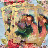 Image 1 of lake encounter foil print 
