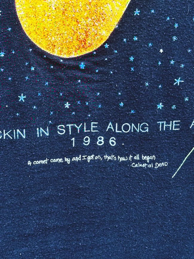Grateful Dead 1986 Cosmic Charlie (Halley) Lot T-Shirt - Size M