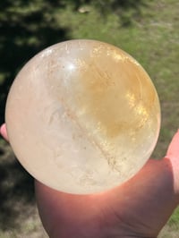 Image 6 of Large Calcite Sphere With Rainbows #2828