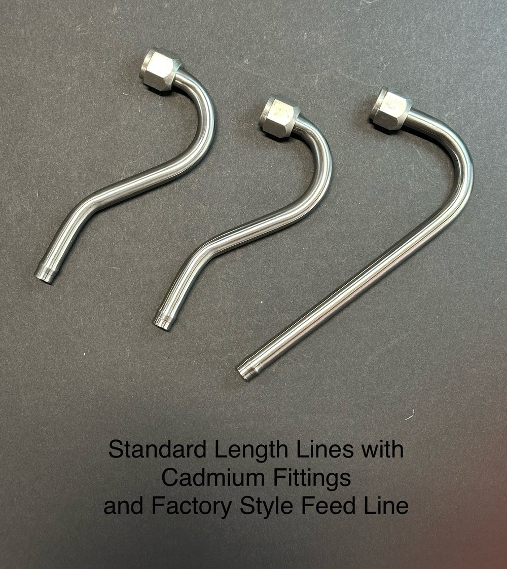 Low Profile Oil Lines - Standard Length | Scavenger Cycle Parts