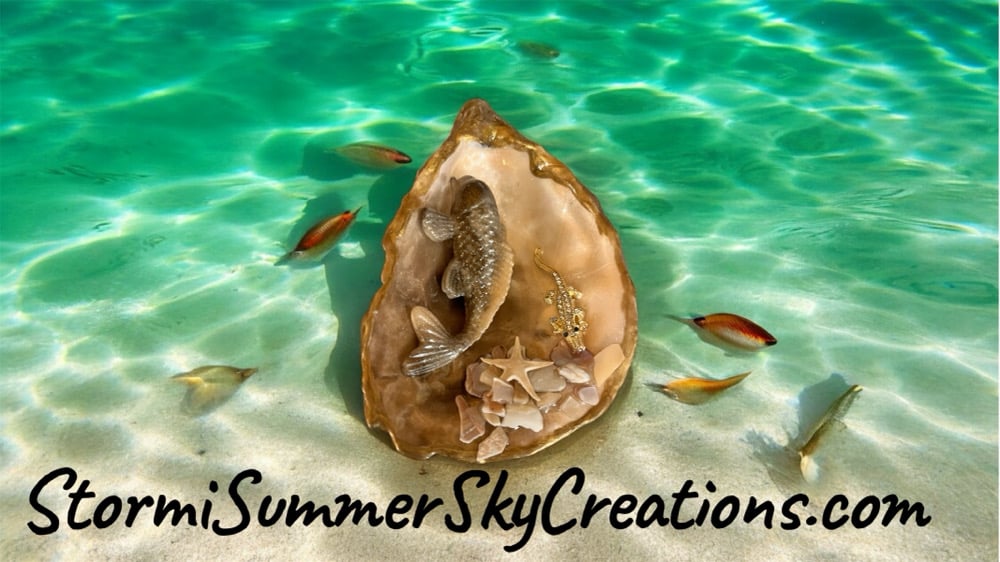 Image of Oyster Shell Ornament/Trinket catch all