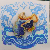 Image 2 of Sea Cup Wooden Pin