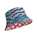 Image 2 of Reversible Discus Patterned Bucket Hat